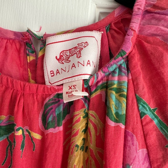 Banjanan Bazaar Pink Floral Maxi Dress Size XS in perfect condition- doesn’t fit - Picture 9 of 9